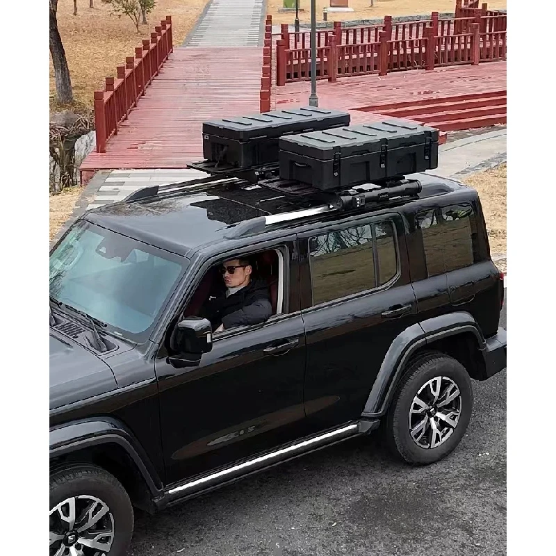 Aluminum Roof Rack Platform 100KG  Capacity Fit For Pickup Trucks