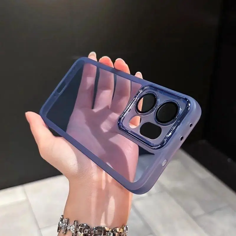 For OPPO Reno 14F Case Oppo Reno 13F phone Case oppo Reno13 Cover OPPO Reno14 Pro Reno 14 Shookproof Plating Silicone back cover