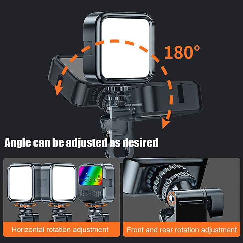 1PC New Pocket LED Selfie Light For IPhone IPad Mobile Phone Laptop Clip Ring Flash Fill Video Photo Ringlight Photography Lamp