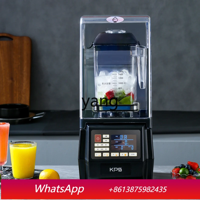 

lCX shaved ice crusher milk tea shop juicing mixing smoothie machine commercial mute