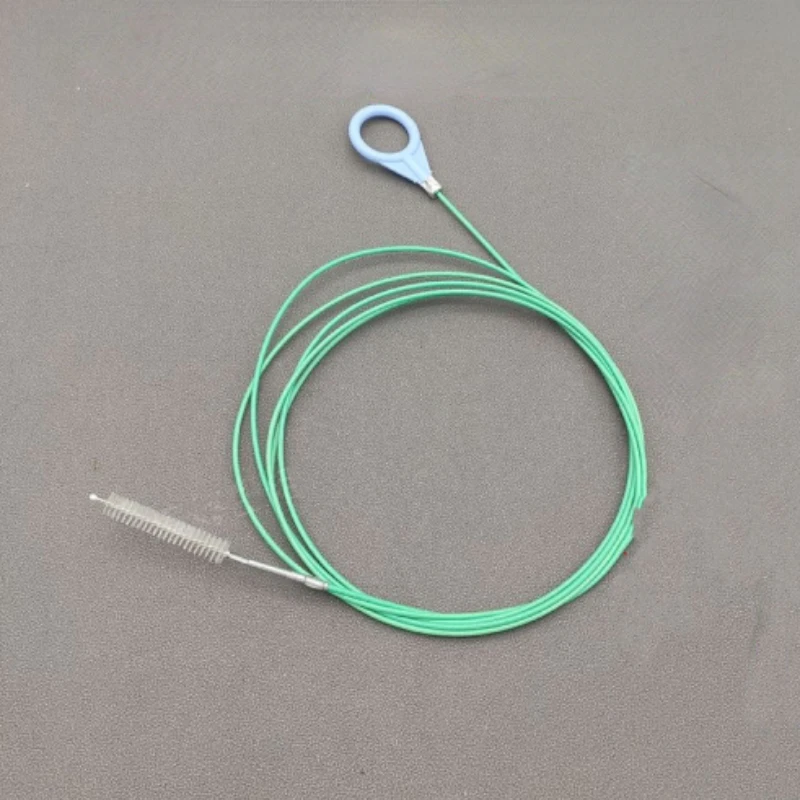 1 randomly colored car sunroof drain hole unclogger and door pipe cleaning brush specialized cleaning tool
