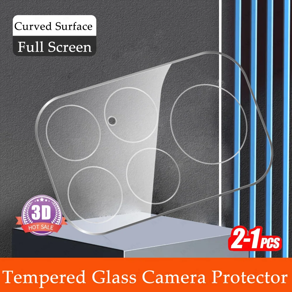 1-2Pcs 3D Camera Glass Protector For Xiaomi POCO F9 Ultra Back Lens Cover POCOF9 Pro F9Ultra F9Pro 5G Rear Protective Lens Film