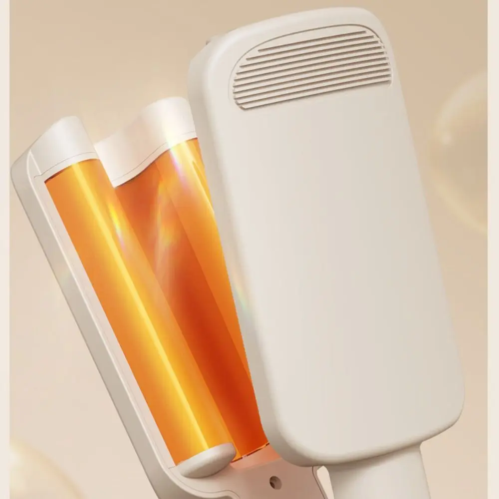 

32mm Deep Wave Hair Curler Rotating 4 Temperature Adjustable Wavy Hair Curler Fast Heating Anti-Scald Electric Hair Curling Iron