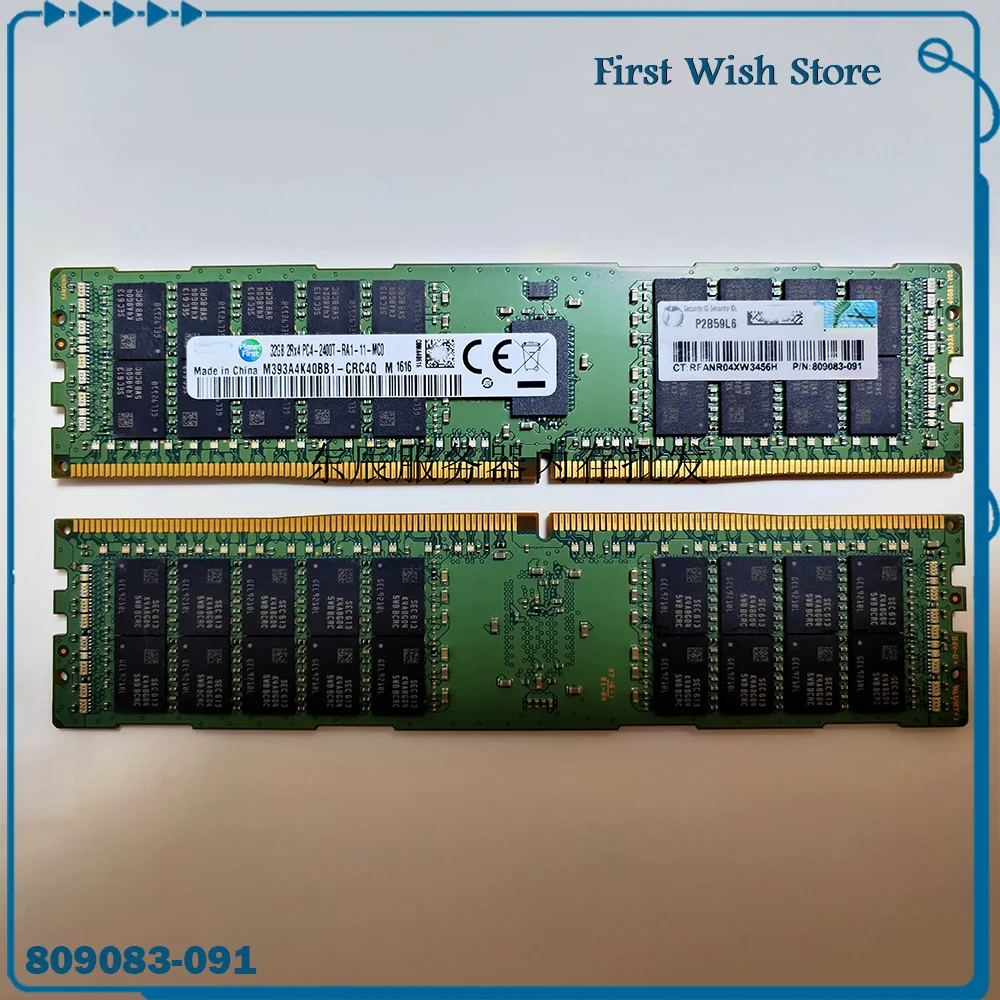 

I Pcs для Φ 32G 2RX4 PC4 2400 Memory 809083-091 H-P