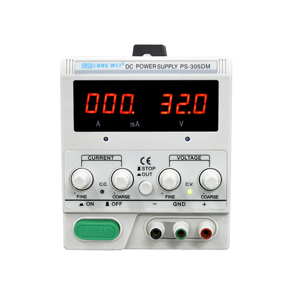 PS-305DM 30V 5A Low Noise Adjustable 3 Digital Variable Laboratory Linear DC Regulated DC Power Supply