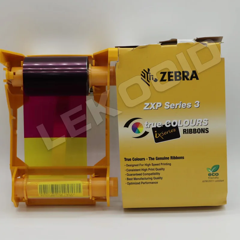 

ZEBRA zxp3 card printer color ribbon 800033-840 and 800033-340