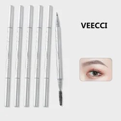 veecci Water Eyebrow Pencil Draw Eyeliner Lying Silkworm Under Eyelash Pen Waterproof Ultra Fine Eye Brow Makeup Pen