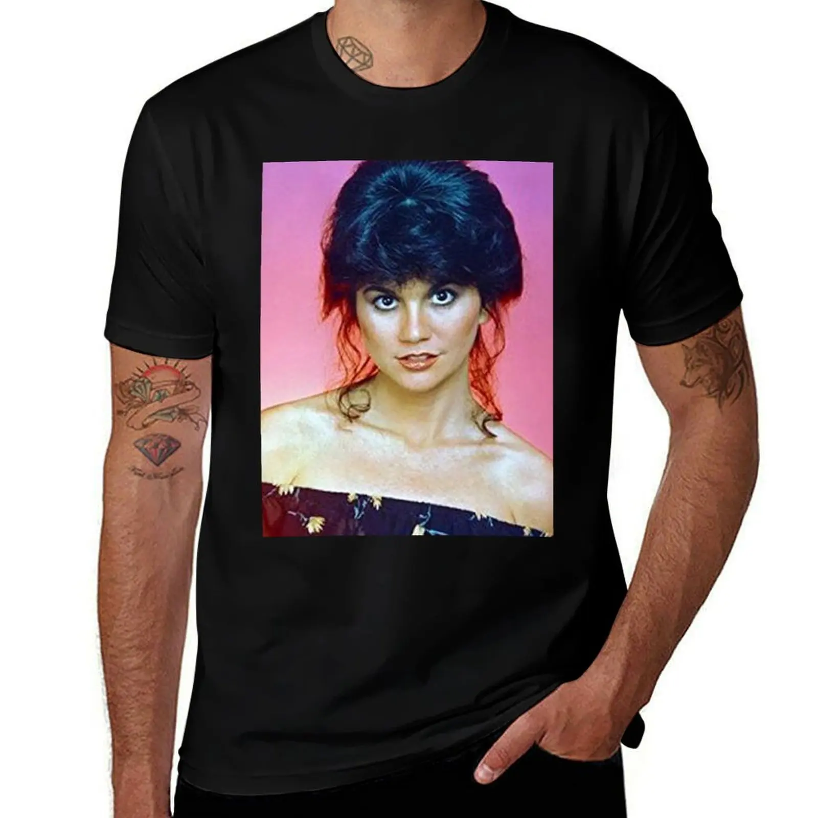 

Linda Ronstadt Beautiful Memories T-Shirt man t shirt designer t shirts for man pack white T-Shirt