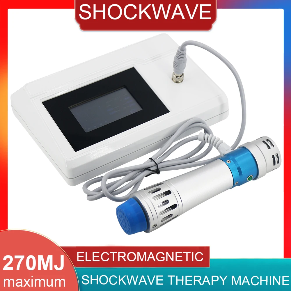 Shockwave Therapy Machine For Effective Relieve Tennis Elbow Pain And ED Treatment Portable Professional Shock Wave Massager New