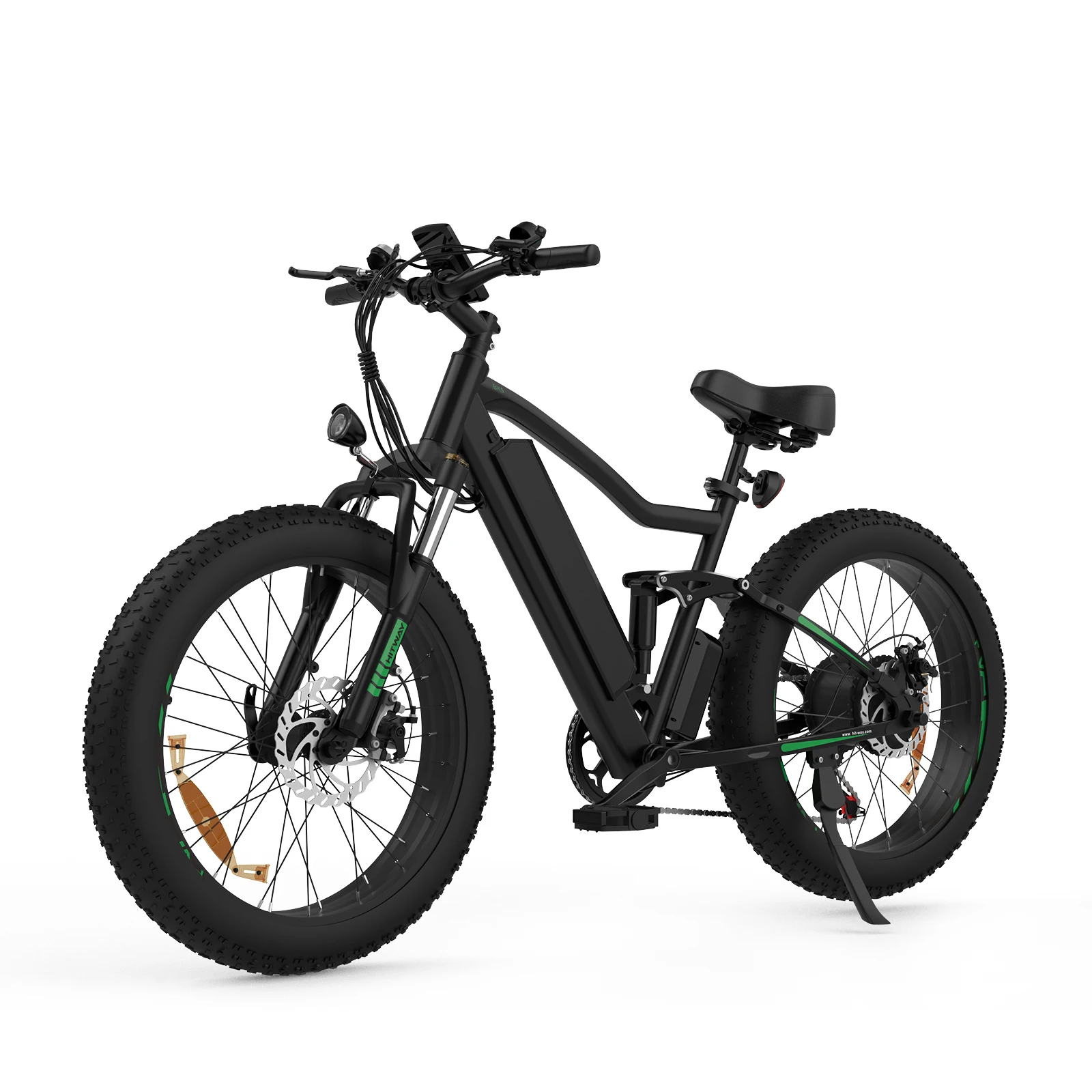 EU Warehouse Shipping HITWAY  BK9 250W 48V 15Ah 55-80KM Long-lasting 26*4.0'' Fat Tire Commute E-bike Electric Bicycle