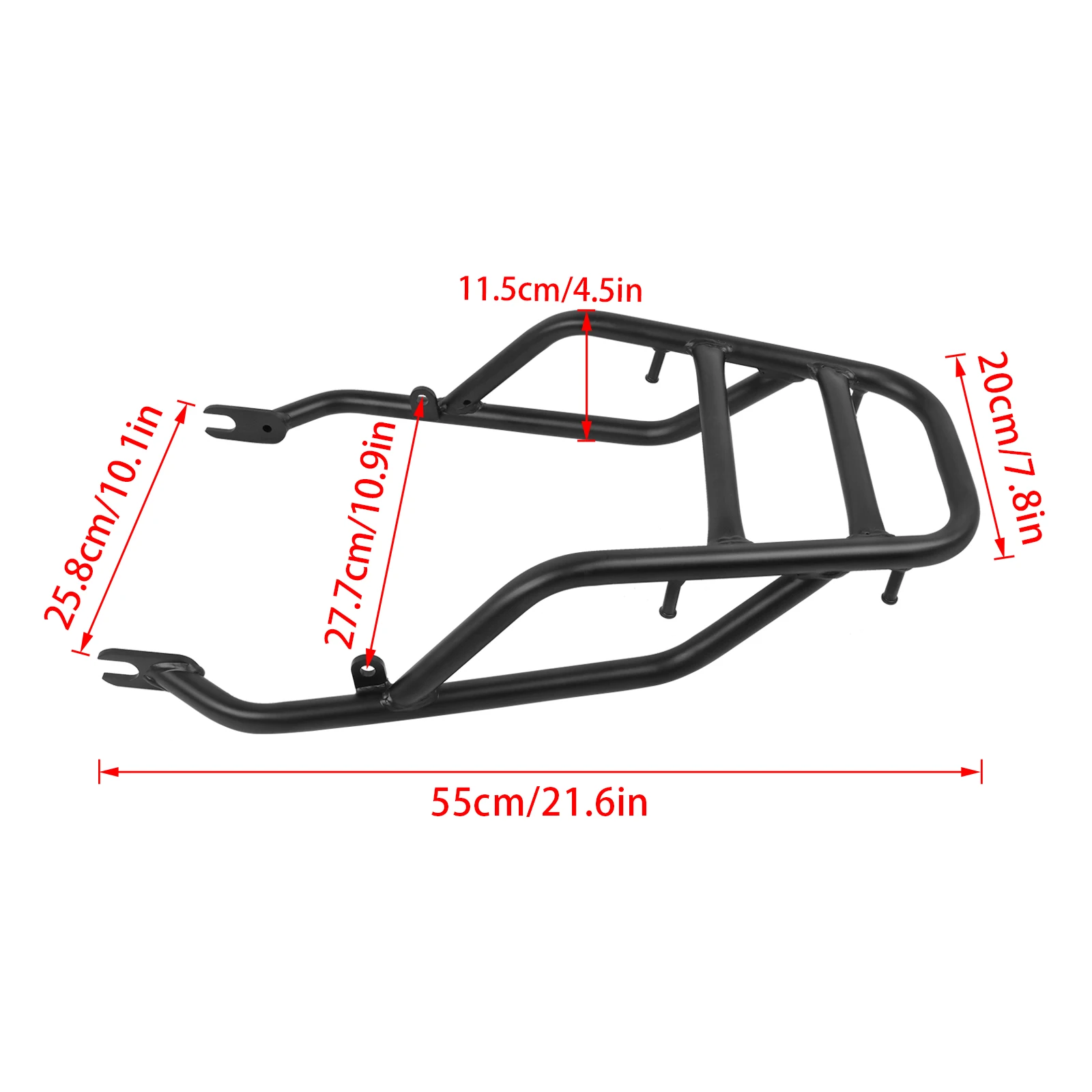 Nuovo di zecca per KAWASAKI W800 W650 W400 W 800 650 400 portapacchi posteriore per moto portapacchi Sissy Bar supporto per ripiano staffa di