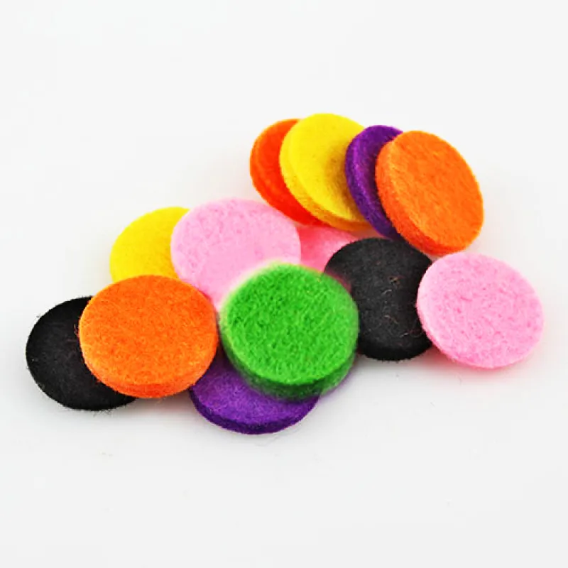 100Pcs Thicken Round Wool Felt Diy Crafts for Kids Colorful Felt Material DIY Sewing Fabric for Toys Bags Headwear Appliques 3mm