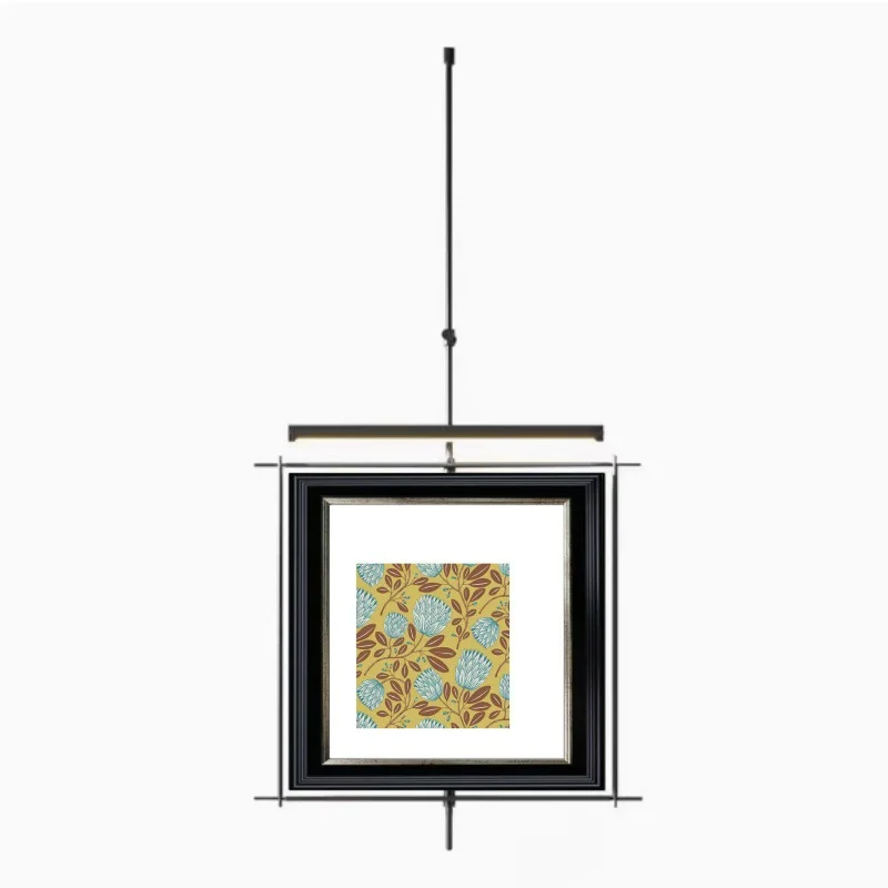 

Metal pole painting Wall painting Metal pole Luminous mural High-level feeling Corridor corridor Entrance