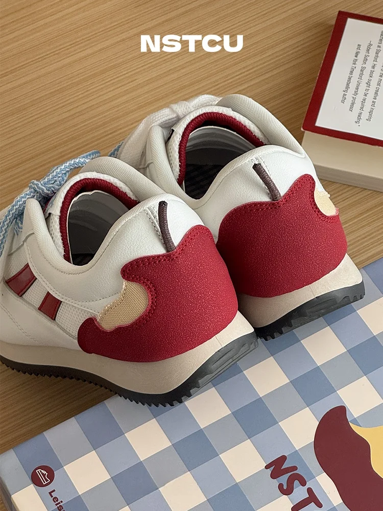

NSTCU Versatile Sport Shoes Breathable Mesh Thick Bottom Casual Women's Footwear Summer Season Fashionable Flat Heel Sneakers