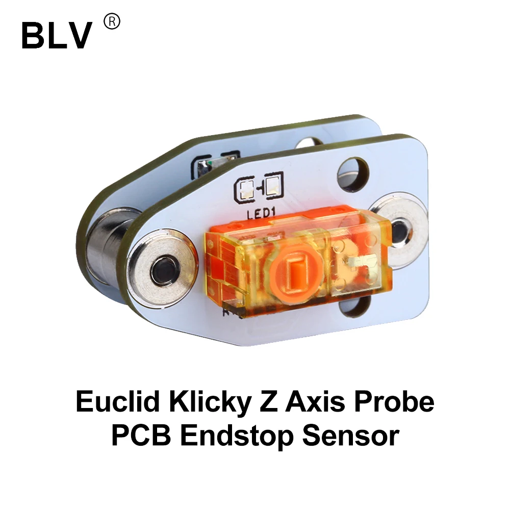 BLV®24V Euclid Klicky Probe Z Axis PCB Endstop Sensor D2F-5 for Voron 2.4 Trident 3D Printer V-Core 3.0 Ender Railcore