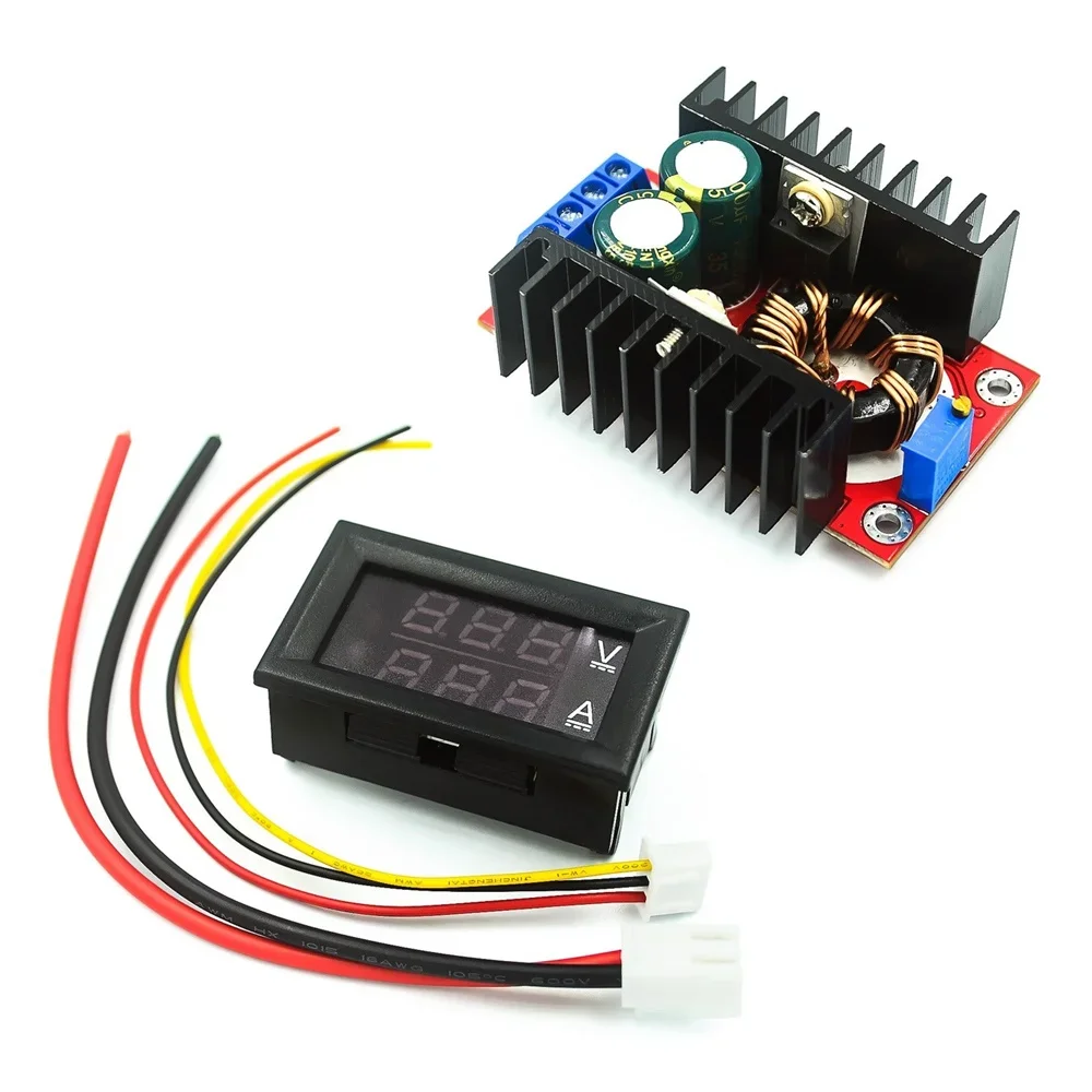 DC-DC 9A 150W 300W DC Step-down Converter 5-40v To 1.2-35v Power Module + DC 0-100V 10A Digital Display Voltage Ammeter Module