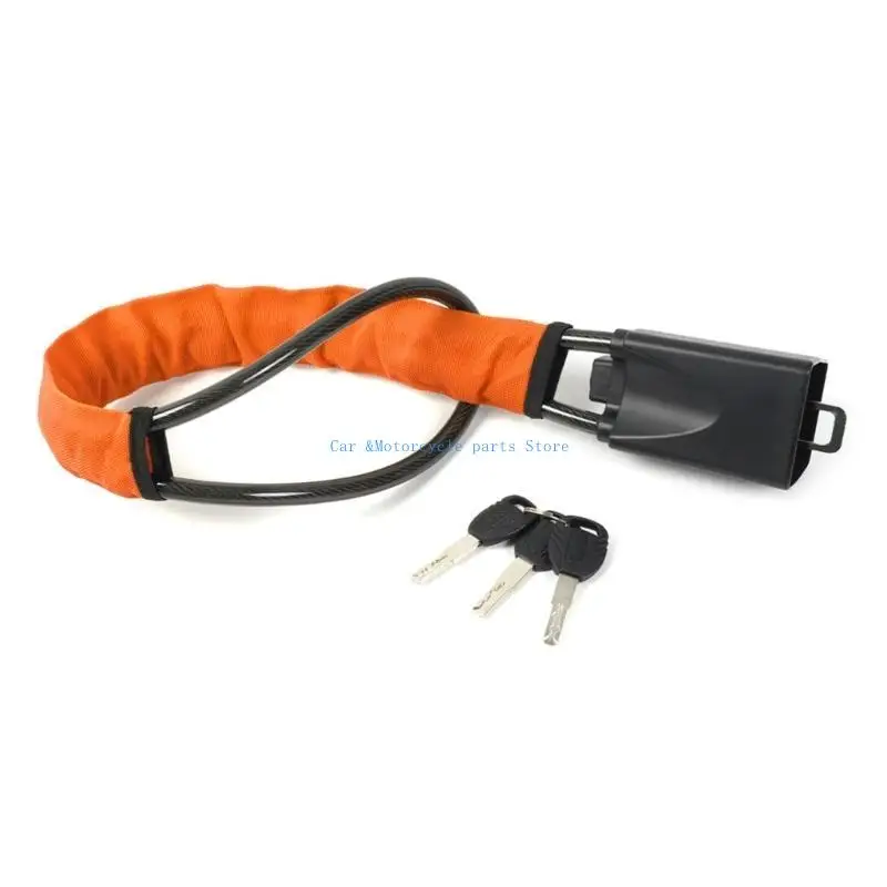 

Y9UC Security Lock for Most Vehicle SUVs Car Steering Wheel Lock Belt Lock Auto Accessories Universal Anti Theft Device