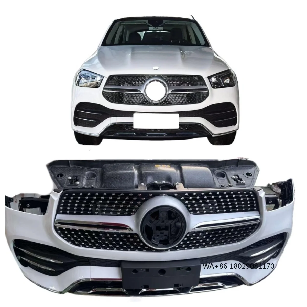 

2020-2024 Factory Production Front Bumper Grill for GLE Class 167 SUV High Condition Plastic Fender Upgrade Used