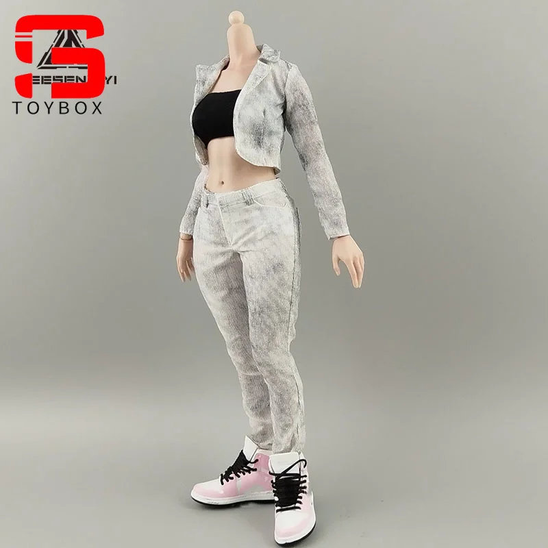 1/6 skala krótki komplet garniturów szorty plisowana spódnica długie spodnie ubrania Model Fit 12 ''kobieta żołnierz figurka ciało