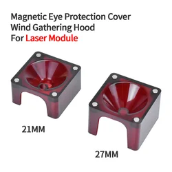 Laser Module Magnetic Eye Protection Cover Wind Gathering Hood for Engraving Cutting 21mm/27mm