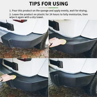 Plastic Restorer Back To Black Gloss Car Cleaning Products Auto Polish Coating Car Detailing Renovator Shiny And Darker! 6