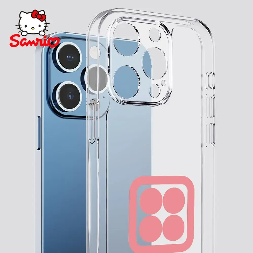 

Sanrio Hellokitty Iphone 16 Promax Case Iphone 16/15/14/13/12/11/x/xs/xs Max/pro Max Girl Phone Case Sanrio Kt Cute Accessory