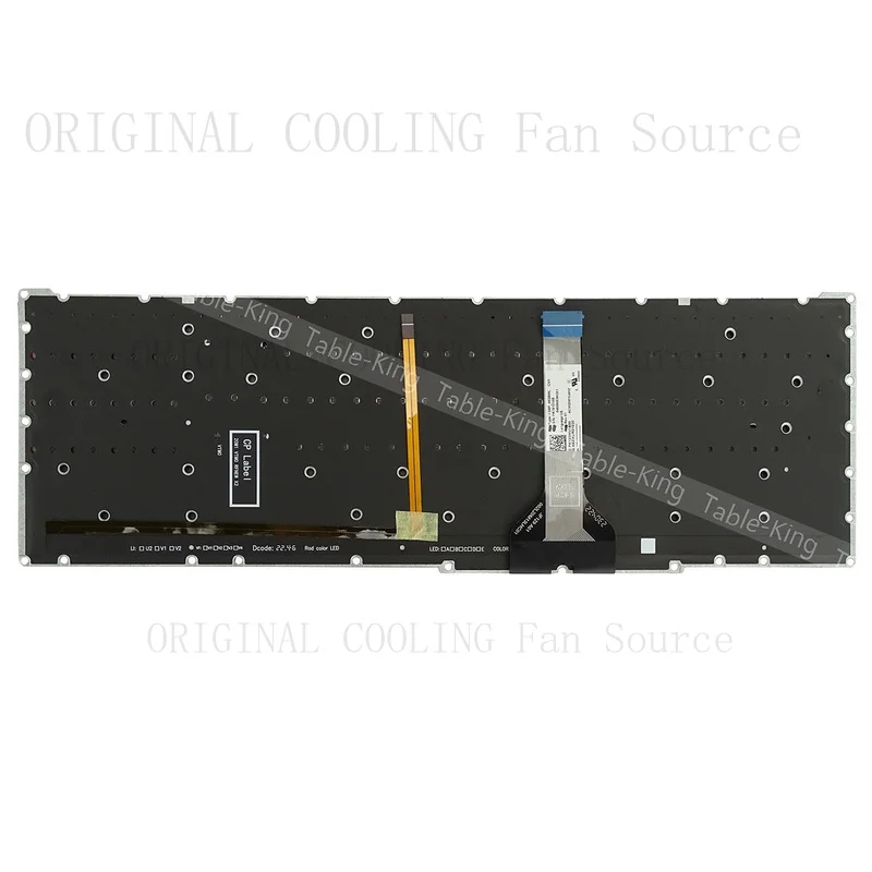 R+  Spanish Backlit Keyboard for Acer Nitro 5 AN517-54 AN517-55 N18C4 PK132K11A00