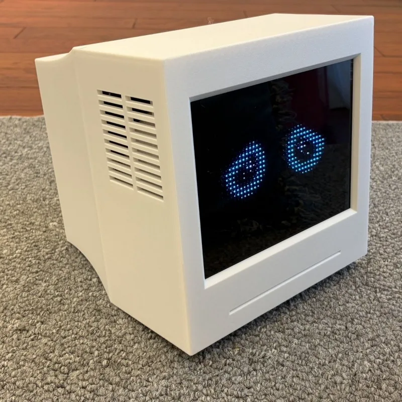 Comic-com two-dimensional cosplay 10-inch retro TV with different heads, TV head shell, head cover shell props