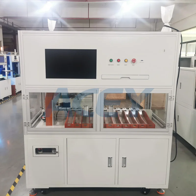Customized 11 Channels Cylindrical Lithium Cell Automatic Voltage IR Sorting Machine with Dust-proof Cover