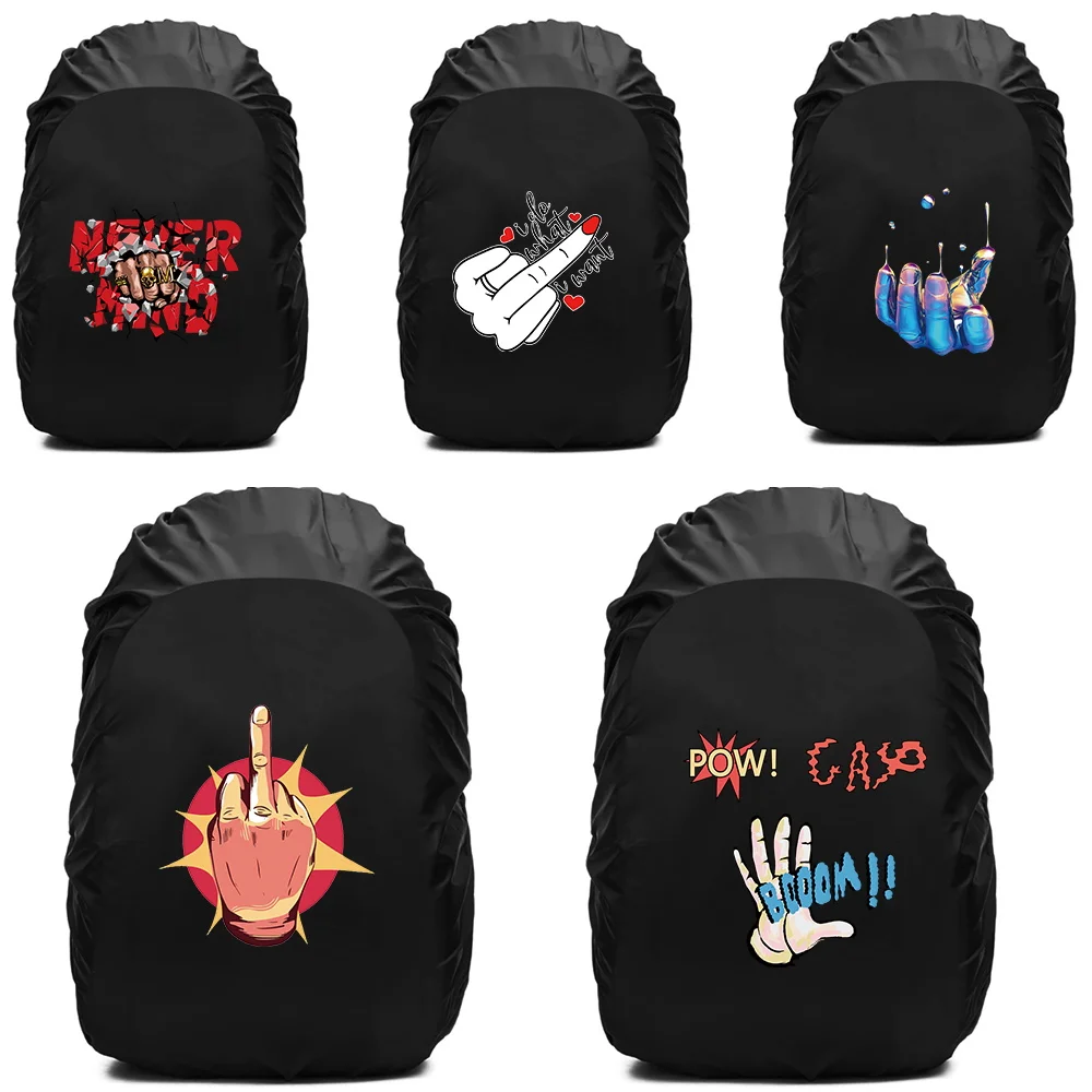 

Рюкзак 20-70л, дождевик, модный ручной принт, спортивный чехол для езды на велосипеде, защитный дождевик для кемпинга, пешего туризма, водонепроницаемый чехол для сумки, новый