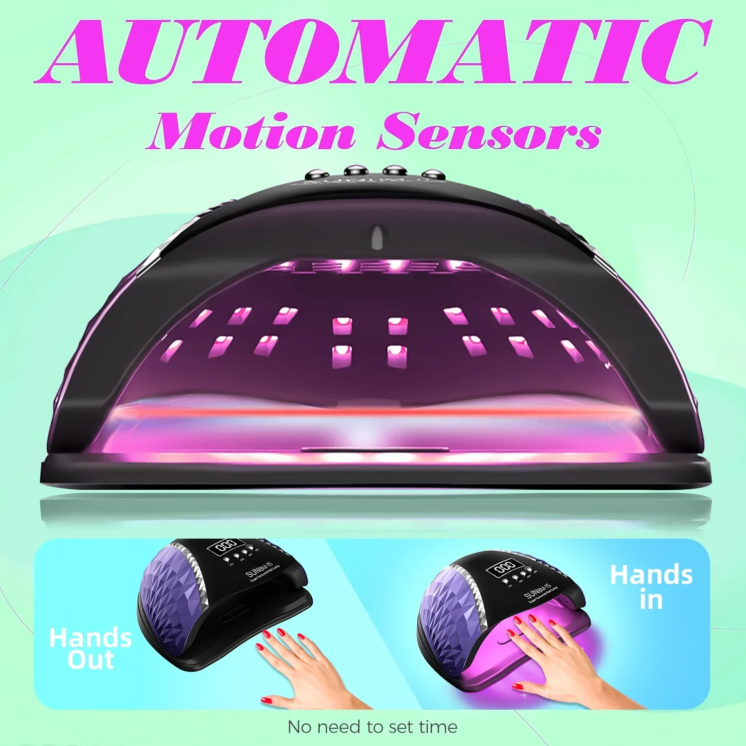 Nagel Lampe UV 66LED Nagel Lampe Trockner Big Power Schnelle Aushärtung Nagel Gel Professionelle Nagel Trockner UV Gel Trocknen werkzeuge Maschine