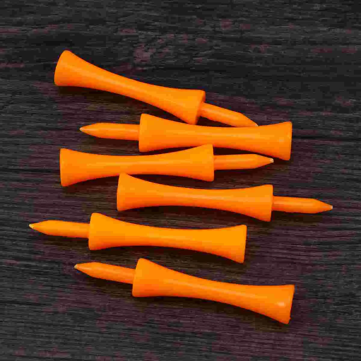 50pcs 70mm Large Castle Tees (Orange)