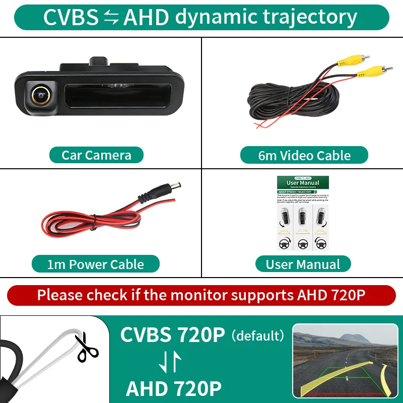 Meimeier 170 ° AHD 1080 P Car Rear View Camera per Ford Focus 3 MK3 C MAX Focus 2012 Hatchback Berlina Visione Notturna Veicolo di retromarcia (AHD Meimeier 170 ° AHD 1080 P Car Rear View Camera per Ford Focus 3 MK3 C MAX Focus 2012 Hatchback Berlina Visione Notturna Veicolo di retromarcia (AHD