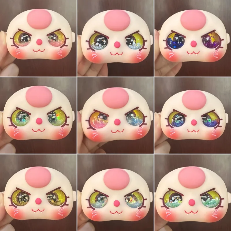 

Новинка, 100% детские три сменных чешуи для кошачьего лица, настраиваемая кукла с песчаным потоком, съемные глаза, аксессуары для глаз своими руками, изысканные аксессуары