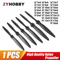 High Quality 1 Pcs  7/8/9/10/12/13/14/15/16/17/18 inch Nylon Propeller Prop For 9-91 Class RC Airplane