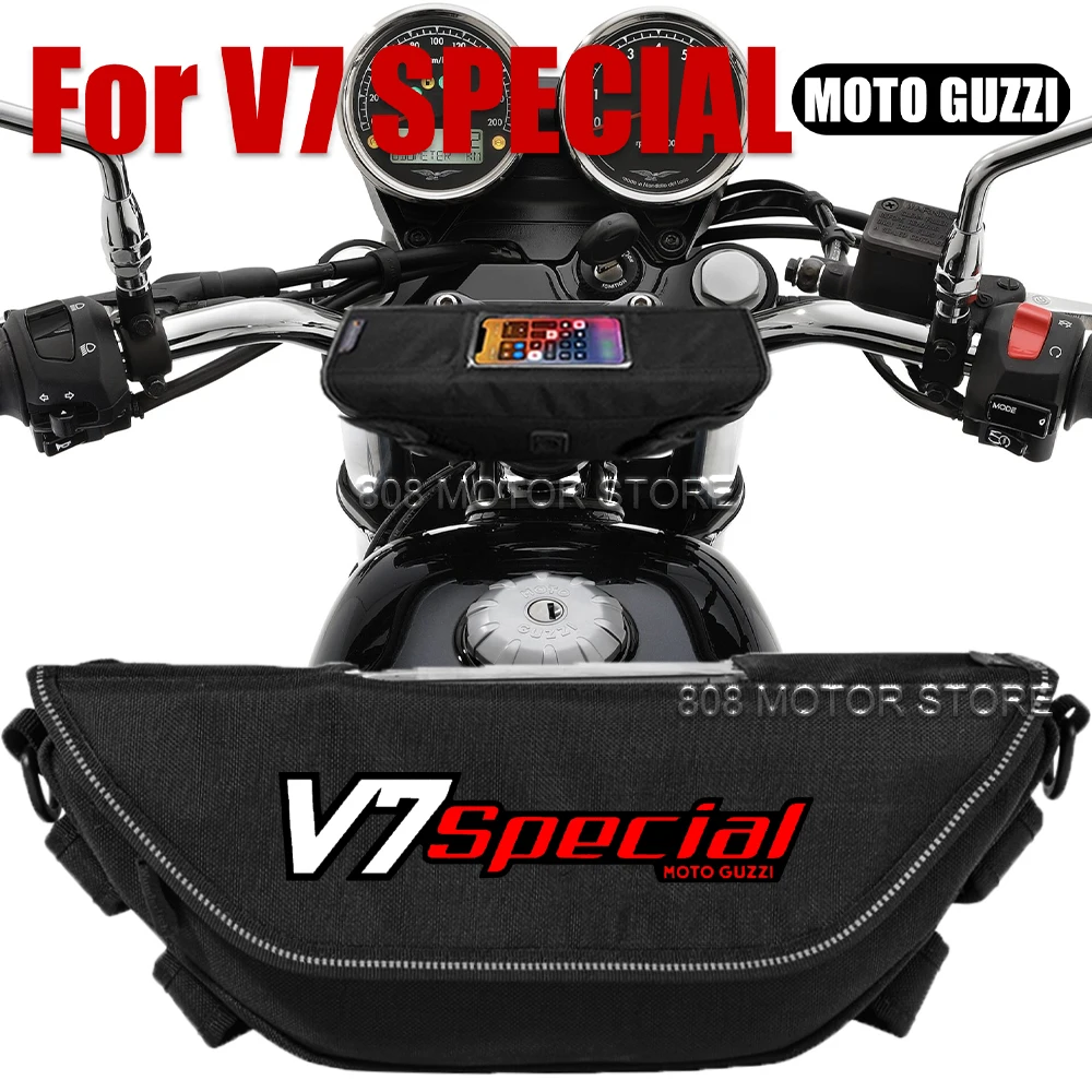 

For Moto Guzzi v7 special Motorcycle accessories tools bag Waterproof And Dustproof Convenient travel handlebar bag