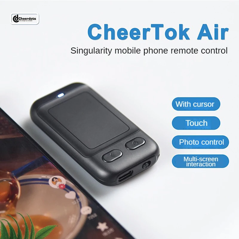 CheerTok Air Singularity Mobile Phone Remote Control Air Mouse Bluetooth Wireless Multifunction Touch Pad