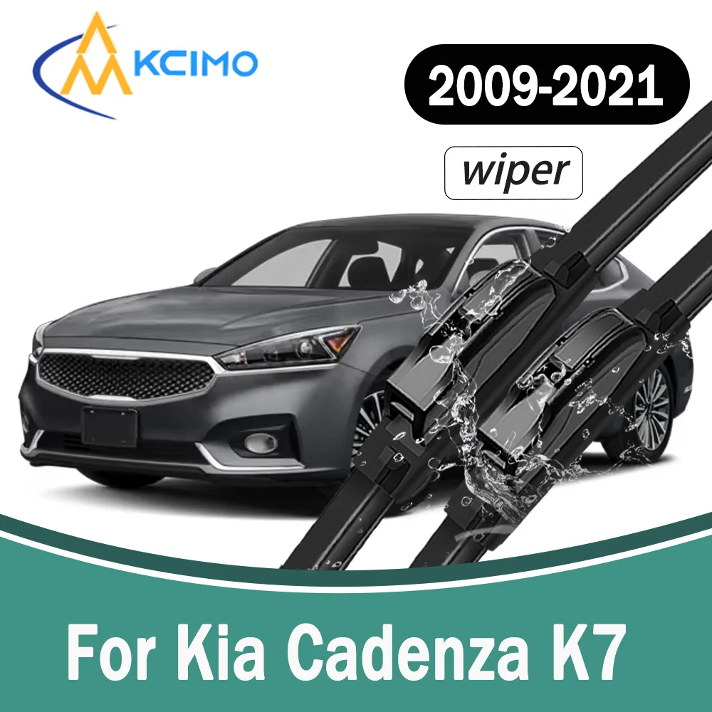 

All-Weather Front Windscreen Wiper Blades For Kia Cadenza K7 2009-2021 High Quality Silent Car Windshield Replacement Part 2Pcs