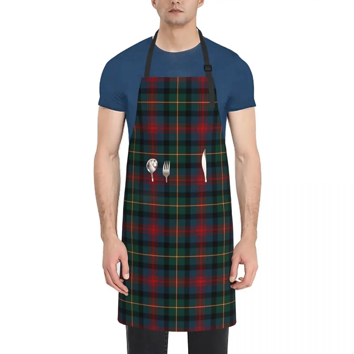 

Clan MacLennan Tartan Apron chef for man japanese woman Apron