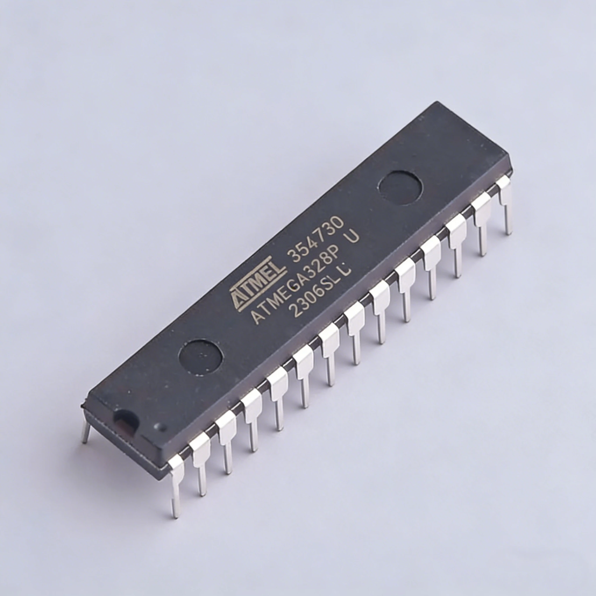 ATMEGA328P-PU 8-bit AVR Microcontroller, 32K Flash, DIP-28