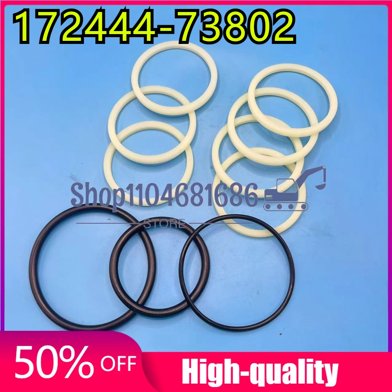 SWIVEL JOINT SEAL KIT 172444-73802 17244473802 FOR YM EXCAVATOR VIO30-3 Vio30-2 Vio35-3 Vio35-5 Vio40-2 Vio40-3 Vio45-6A