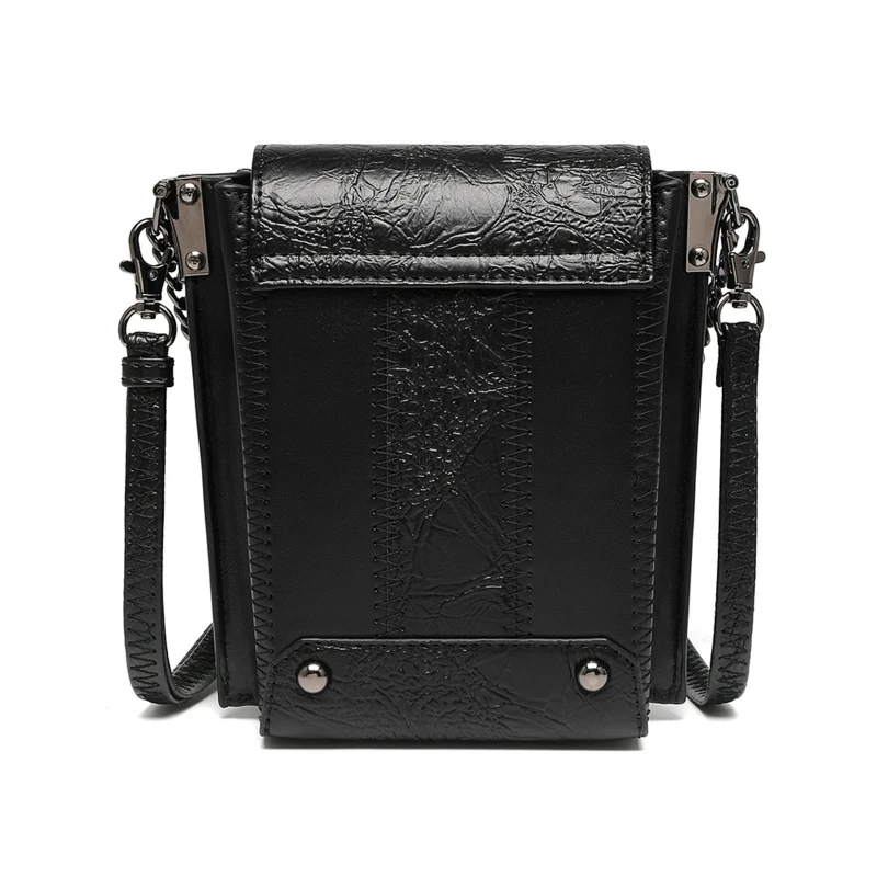 Bolso pequeño Steampunk bolso de hombro tipo bandolera bolso para teléfono móvil E74B