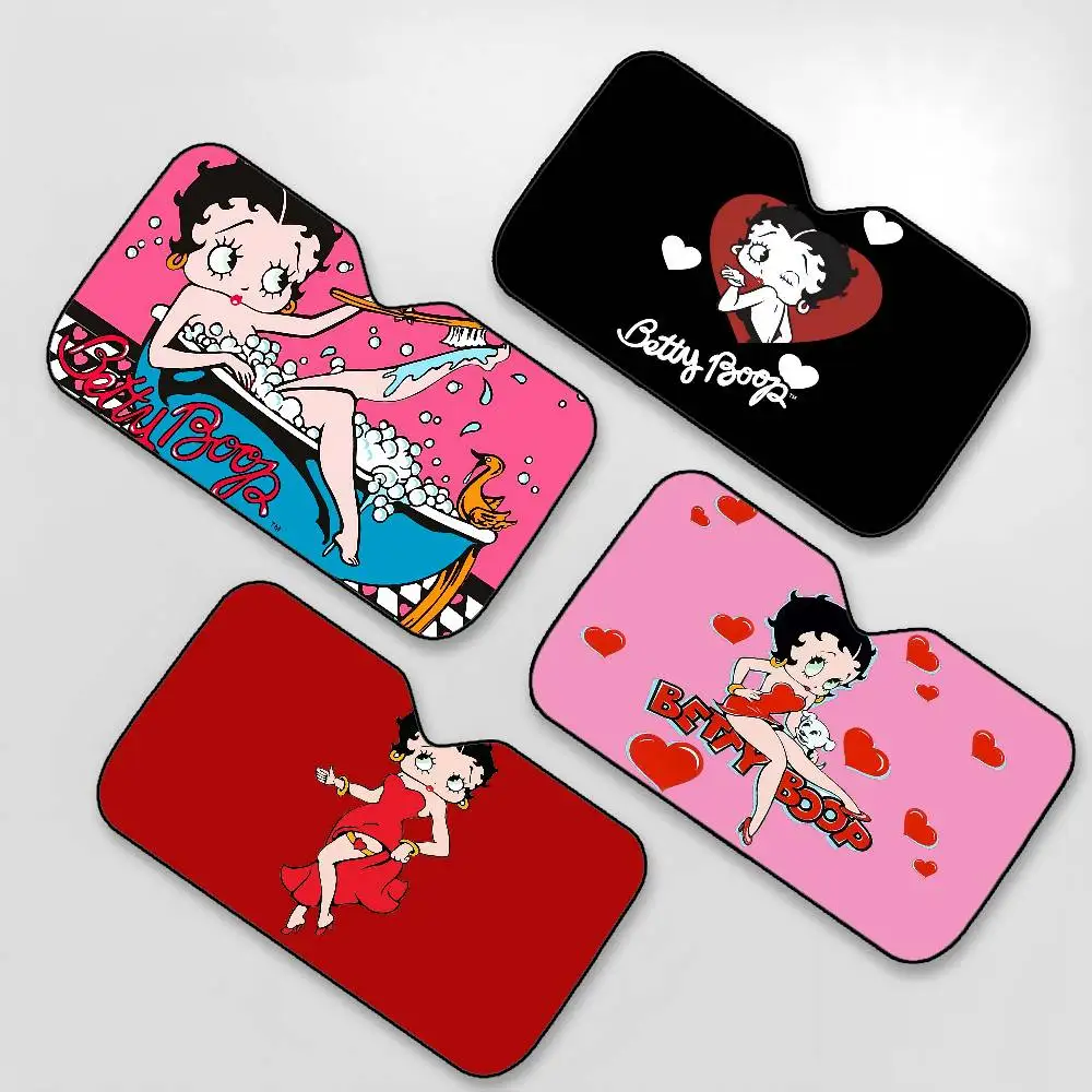 B-Betty Boop автомобильный солнцезащитный козырек на лобовое стекло солнцезащитный козырек персонализированный блок с изображением УФ-лучей козырек протектор