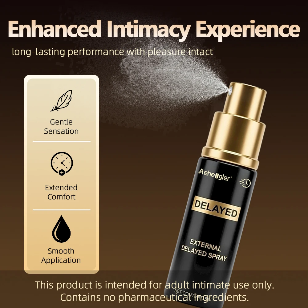 Male Sex Delay Spray for Men External Use Delay Ejaculation Prolong 60 Minutes Penis Enlargement Oil Not Numbing 8ML