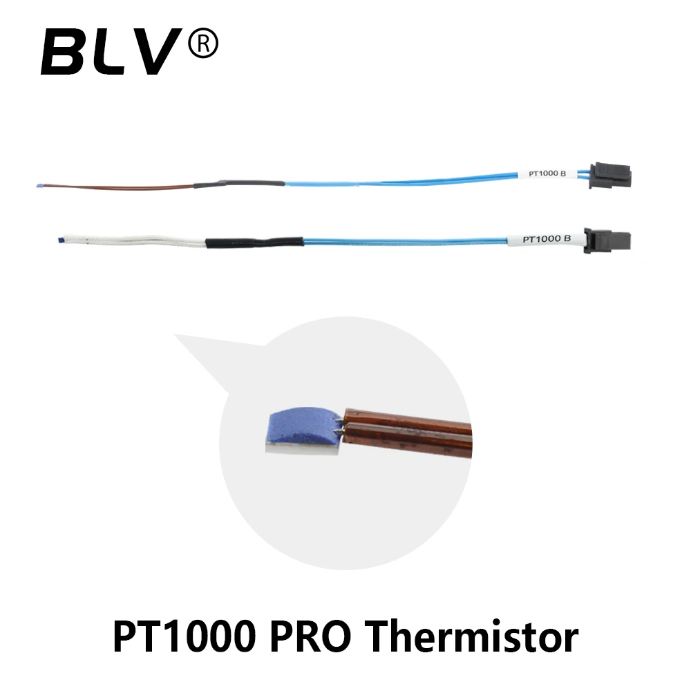 

BLV® PT1000 Pro Bare Thermistor Cartridge high temperature 450Celsius for Rapido Hotend TCHC Kit CHC Pro TR6 TD6 HOTEND