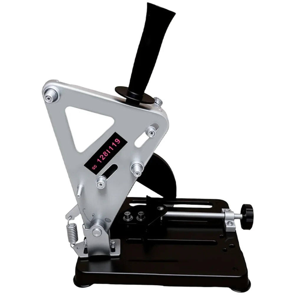Angle Grinder Holder Stand for 100 to 150mm Grinders Metal Adjustable Support with Double Bearing Cast Iron Base