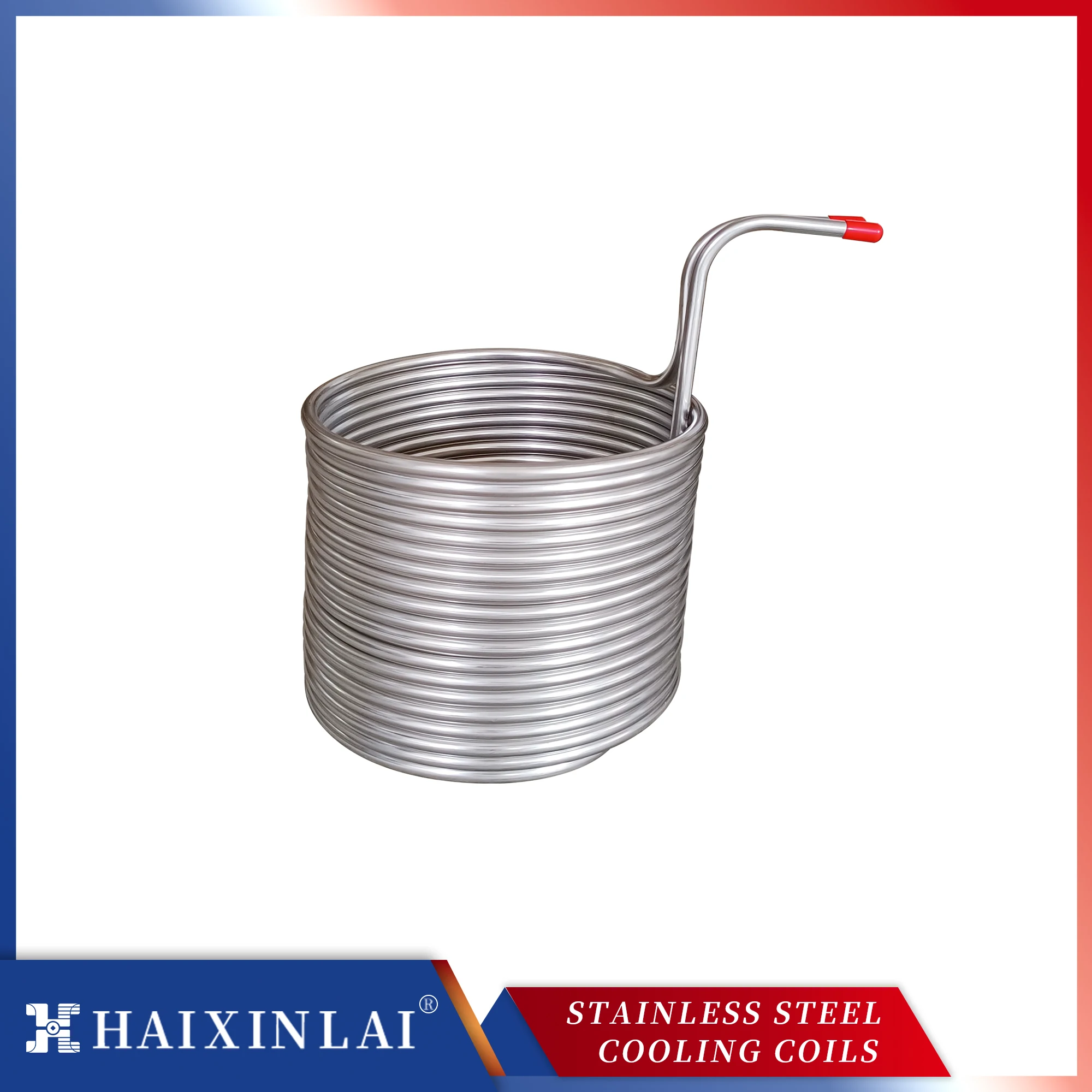 

45' Wort Chiller,Beer Cooling Coil or Malt Juice Cooler For Homebrew Or Small Brewery,3/8" OD,Food Grade 304 Stainless Steel