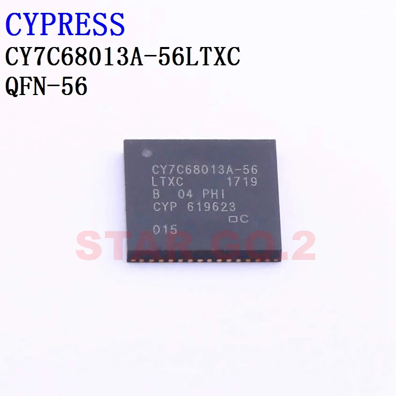 2PCSx CY7C68013A-56LTXC QFN-56 CYPRESS Microcontroller