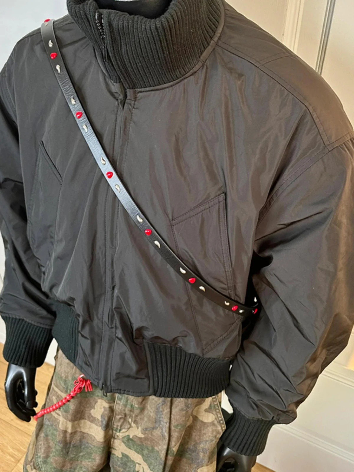 

Мужская зимняя куртка-бомбер American Sport из хлопка с воротником-стойкой, утепленная полиэстером