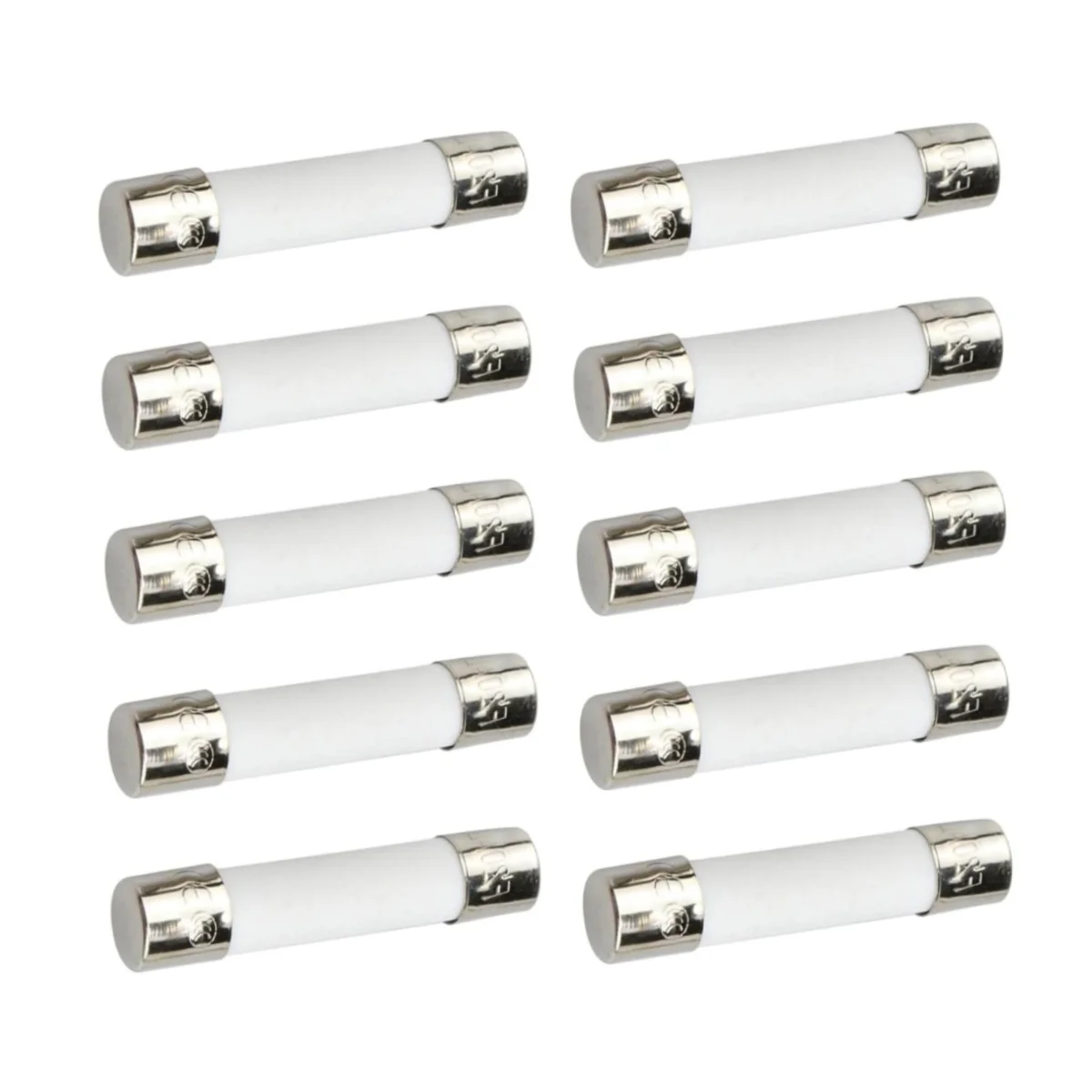 10 عبوات من صمامات الميكروويف WB27X10388 20 أمبير 250 فولت سيراميك بطيئة النفخ 6 × 30 مم بديل عالمي لـ GE وWhirlpool، Kenmore